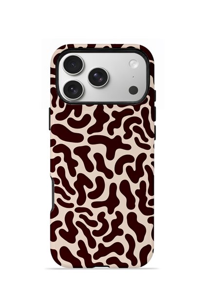 iPhone 17 Pro Max Vorian Double Layer Case Cocoa Scribble
