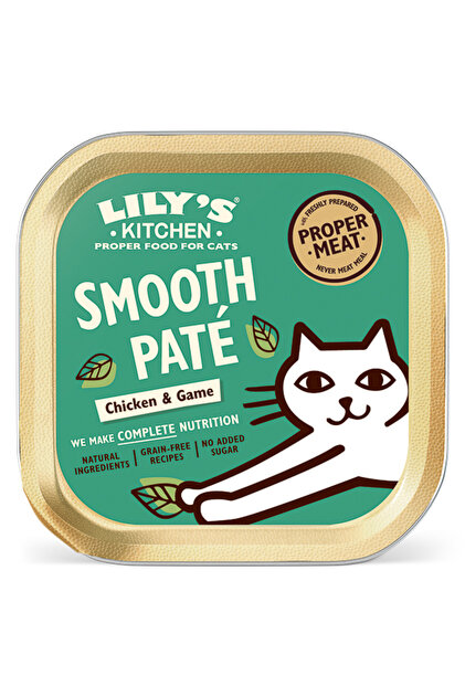 Lily’s Kitchen Pate Fin cu Pui și Carne de Vânat pentru Pisici Adulte 85 g