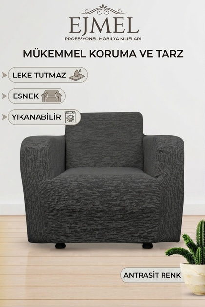 Flexible and Stain-Resistant Sofa Cover (Single Armchair Cover) Sofa Cover Slipcover