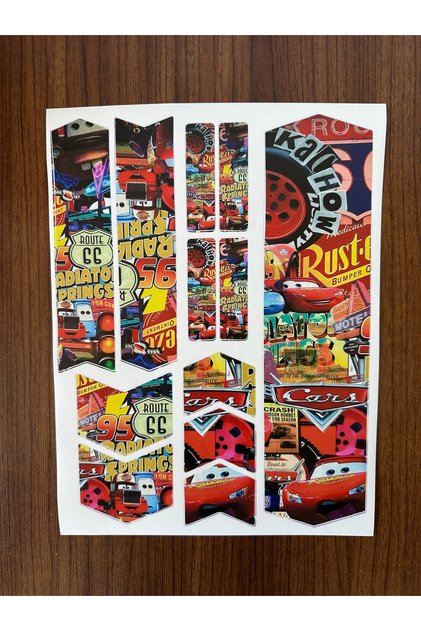 Bisiklet Sticker seti kaplama kamuflaj 22x30 cm