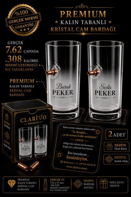 Hediyelik Tasarım Rakı Bardağı