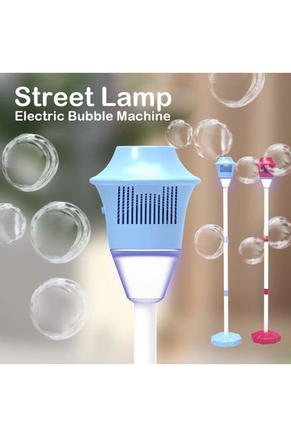 blue Street light bubble machine fully automatic bubble with light birthday outdoor wedding party wi