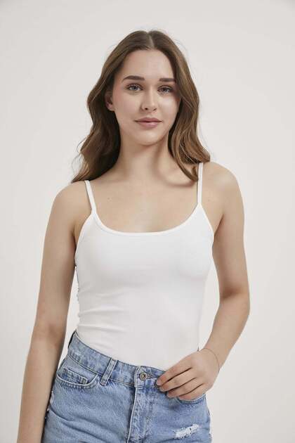 Armalife 1706 strappy snap closure Stretchy women's bodysuit