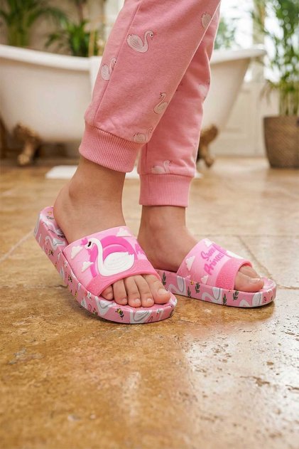 Sommer-Hausschuhe für Mädchen, geeignet für den Nassbereich, bequeme Sohle, für Zuhause, Garten, Strand, Pool