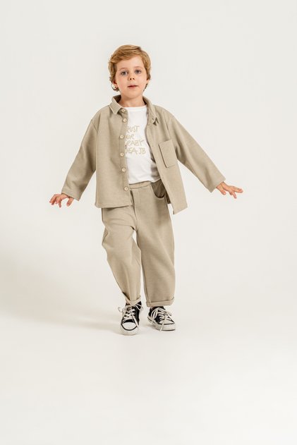 Boy's 3-Piece Suit with Shirt and Jacket 9106 Spr