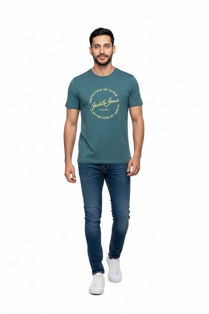 Jack & Jones Jjgrayson Tee Ss Crew Neck Erkek T-shirt 12288377