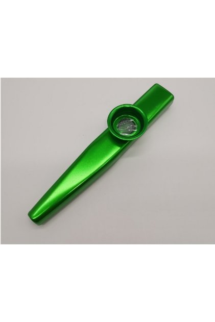 green Simple Design Lightweight Kazoo Aluminum Alloy Metal For Guitar Instrument Music Lovers Instru
