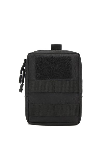 Black Outdoor Molle Pouch Waist Bag Utility EDC Tool Pack Phone Holder Case Working Hiking Camping H