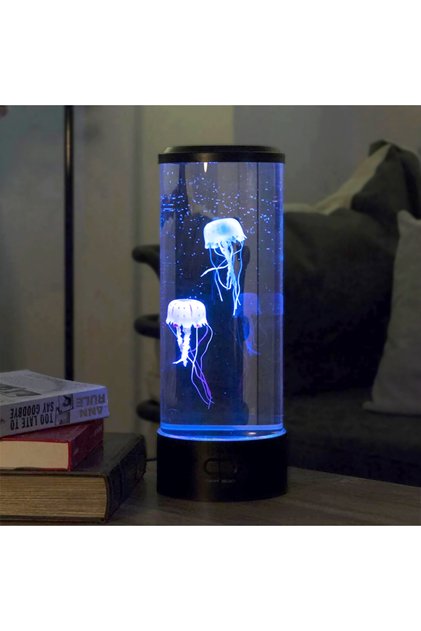 Medium Size Jellyfish Lamp Aquarium Lampka Nocna 5 Colors Fancy LED USB Table Night Light Children's