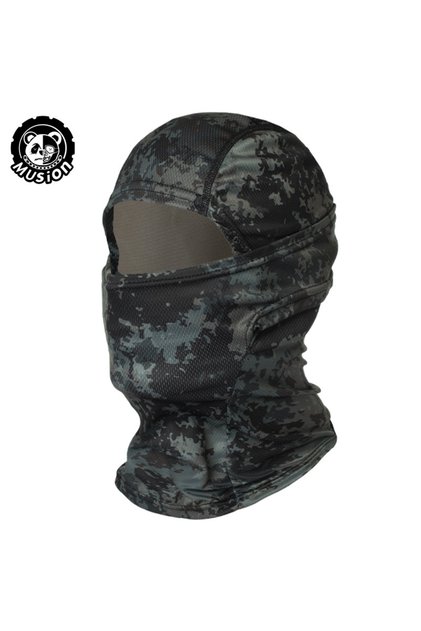 Black Tie Dye MusionTactical Balaclava Full Face Mask Quick-dryHiking Cycling Camping Hunting Airsof