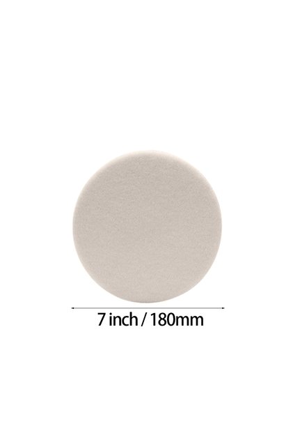 7 inch Polishing Pad Wool Felt 75mm 100mm 125mm 150mm 180mm Wheel for M10 M14 Glass Stainless Steel