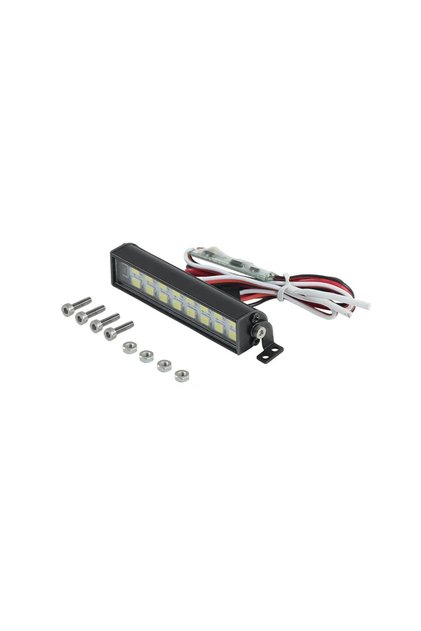 16 LED 52mm RC Car Super Bright LED Light Bar Roof Lamp CH3 Control for 1/10 RC Crawler Car Axial SC