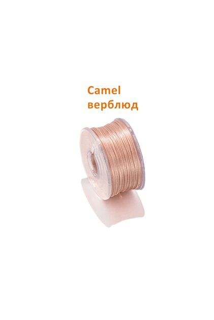 46m camel 50yards/roll Special Coated Nonelastic Beading Threads Seed Beads Cord Thread For DIY Brac