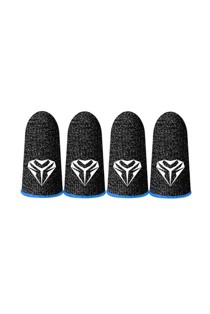 2Pairs Blue 1-10 Pairs Thumb Gloves Touch Screen Finger Cots Sweatproof for PUBG Mobile Game Accesso