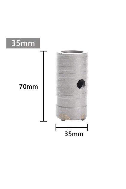 35mm 1Pc 30-150mm Drilling Crown for Concrete Wall Hole Saw SDS PLUS Hammer Drill Bit with Round Sha