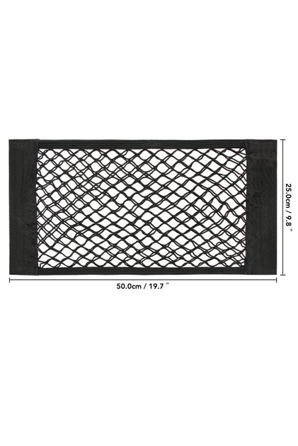 25x50cm 1Pc Car Back Rear Mesh Trunk Seat Elastic String Net Universal Storage Bag Pocket Cage Auto