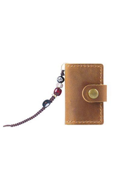 Brown Cute Tiny Leather Notebook Mini Pocket Notepad Travel Sketchbook Planner Diary Retro Cowhide C