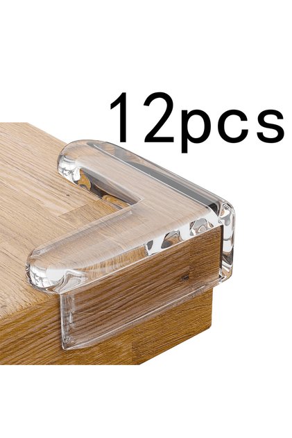12pcs 4-12Pc Baby Safety Soft Table Corner Protector Furniture Tea Table Cover Transparent Anti ...