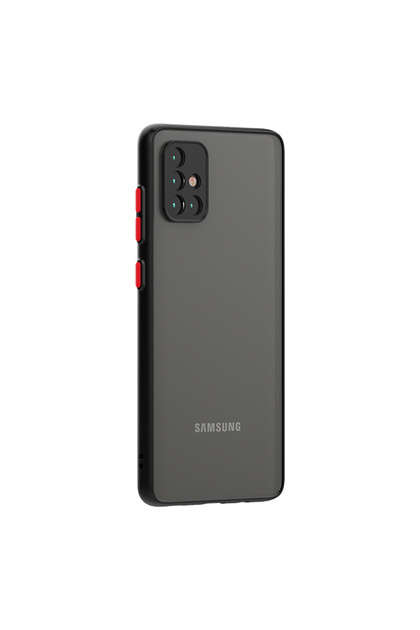 A51 4G black Shockproof Armor Hard PC Phone Case For A51 A71 A52 A72 A11 A13 A23 A12 A22 A32 A4...
