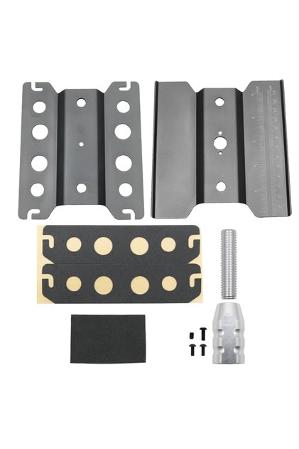 Gray Adjustable Aluminum Alloy Dampers Shock Mount Multiple Angle Stand For 1/10 Axial SCX10 II Rock