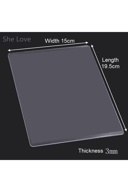 3mmL000YI0565-1 Chzimade 3mm 5mm Die Cutting Embossing Machine Durable Plastic Plates Replacement Pa