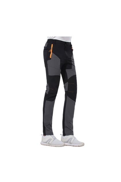 XXXL(75-85kgs) black gray TRVLWEGO Men Hiking Camping Pants Wear-Resistant Quick Dry Anti-UV Pant Wa