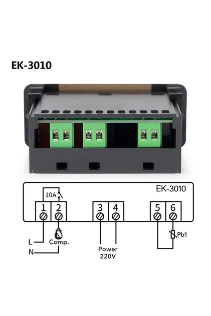 EK-3010 220V Digital Temperature Controller EK-3010/EK-3020/EK-3030 Refrigerator Refrigeration Defro