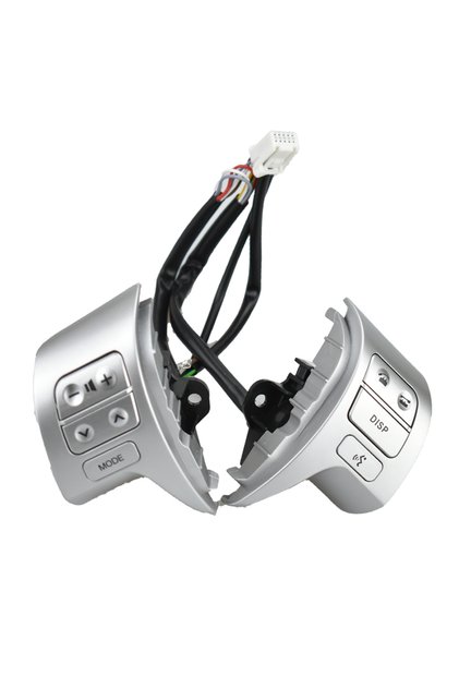 Sliver New Steering Wheel Control Button Switch For Toyota Corolla ZRE150L ZRE151L ZRE152L 2007-2009