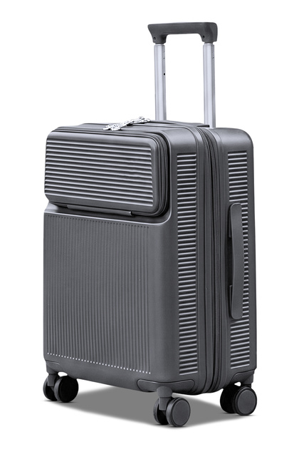 Monarch Expandable PC Cabin Size 20 Inch (7-10kg) Luggage, Hard Shell, Lightweight, Combination Lock, Front Pocket, Carry On