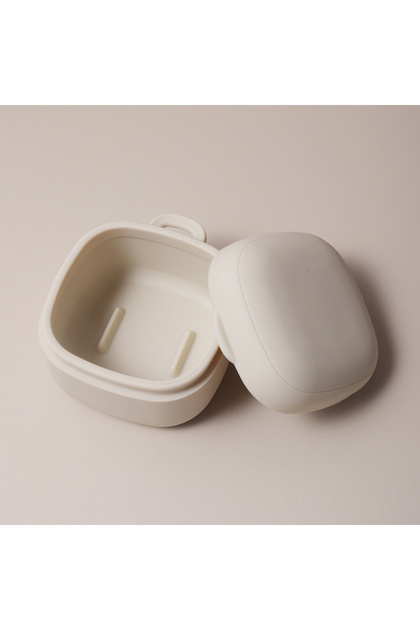 beige New arrival Hot Sell thick Baby Pacifier Case food storage box Silicone Nipple Cover for infa