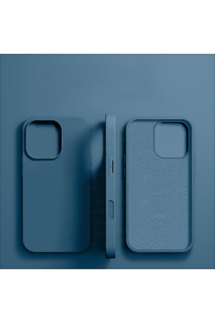 iPhone17 Pro Deep Blue Original Liquid Silicone Shockproof Case for APPLE iPhone 11 12 13 14 15 16 1