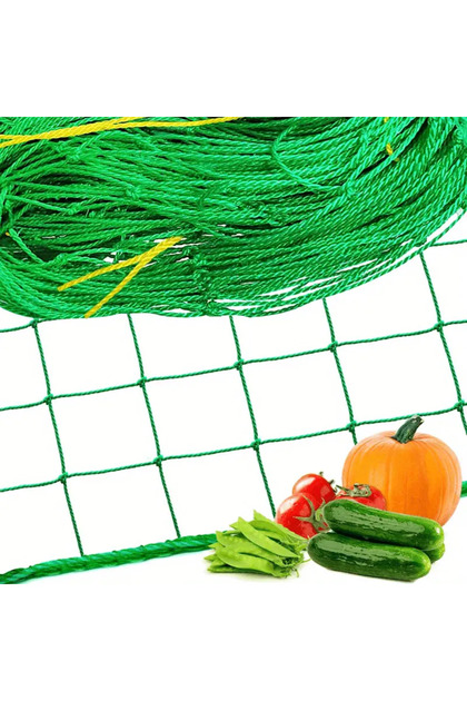 1.8x3.6m Plant Trellis Pergolas, Heavy-Duty Polyester Grow Net, Garden Trellis Netting With Square M