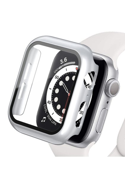 Series 654 SE 40MM Silver 17 Tempered Glass+cover For Apple Watch Accessories 45mm 41mm 44mm 40mm 42