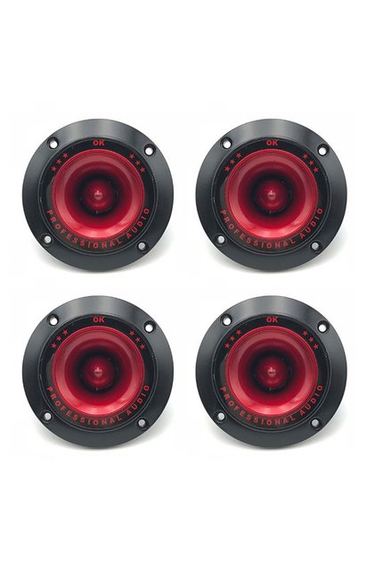 4Pcs 2/4Pcs 3 Inch Piezoelectric Tweeter Audio Speaker Treble Ceramic Piezo Loudspeaker for Hi-Fi Sy