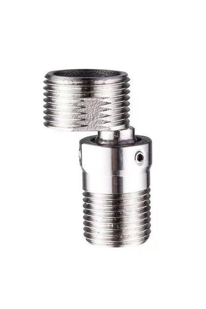 1PC 304 Stainless Steel Angled Curved Foot Wall Mounted Eccentric Screw Corner 360° Rotatable Adjust