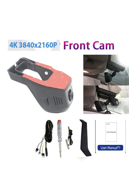 None GRAY hd 4K 3840x2160P WiFi Car DVR Dash Cam Camera 2K 24H Parking Monitor APP Control Car Drivi