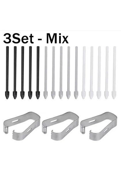 3Set-Mix Replacement Tablet Pencil Nib for Samsung Galaxy S24 S24Ultra Tab S9 S9U S9FE S Pencil Touc