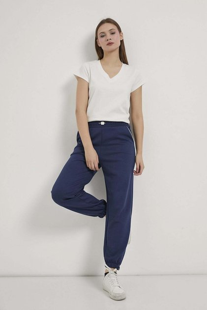 Premium Sweatpants with Side Stripes and Stoppers