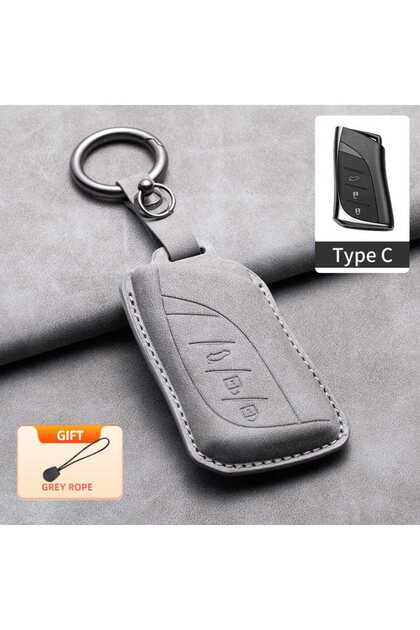 c grey Car Key Case Cover For Lexus NX ES UX US RC LX GX IS RX 200 250h 350h LS 450h 260h 300h UX200