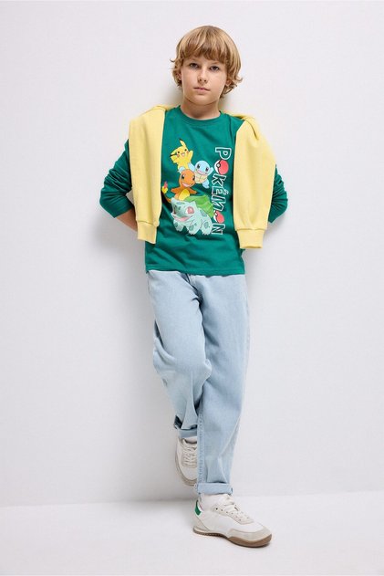 Balloon Fit Extra Comfortable Balloon Cut Jean Trousers for Boys H8871A826Au