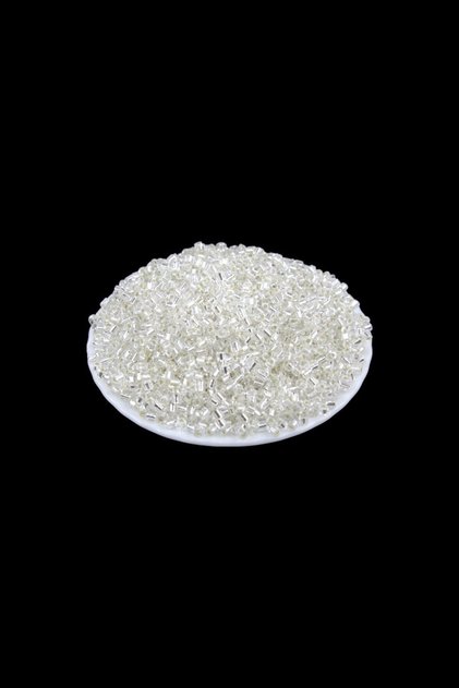 Silver 5X4 mm Large Cut Beads 50 Gr