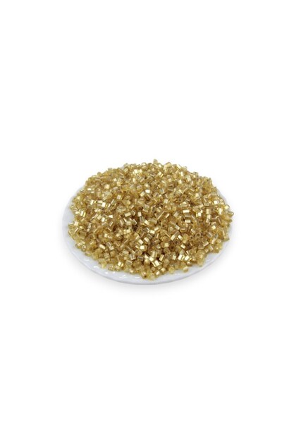 Light Yellow 5X4 mm Large Cut Beads 50 Gr