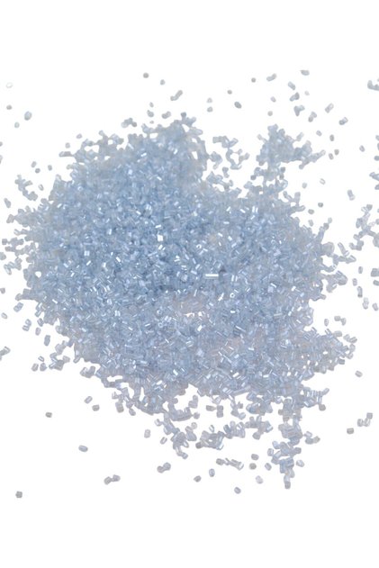 Cut Beads Dyed Inside Light Blue 2X1.5 mm (100 Gr 4000 Pieces)