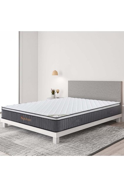 Highpoint Bed Mattress with 10 Internal Layers That Support the Spine, 90X200Cm, White