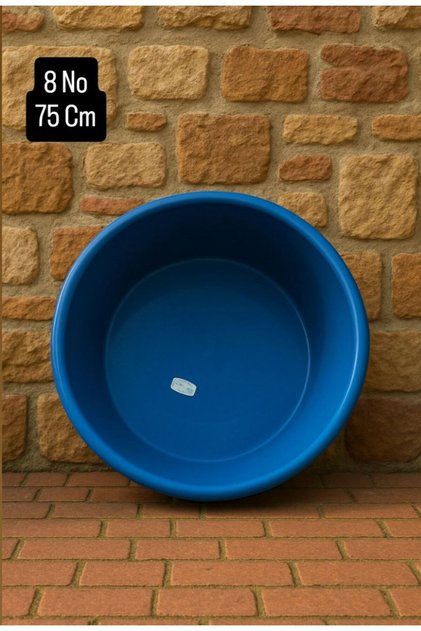 Plastik Yumuşak Kaliteli Kırılmaz Jumbo Boy 8 No Plastik Leğen Kurbanlık-Salçalık 75 Cm