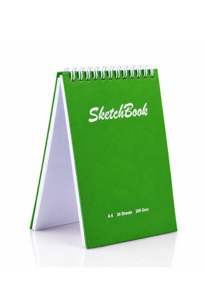 Wise Owl Premium A6 Sketchbook Hard Cover Sketchbook |   200 g Paper |   30 Sheets (60 Pages) |   For Charcoal Drawing & Technical Drawing