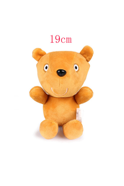 Teddy Dinosaur Teddy Peppa Pig Plush Pig Kids Toys High Quality 19cm Pet Bear Soft Stuffed Anime Fig