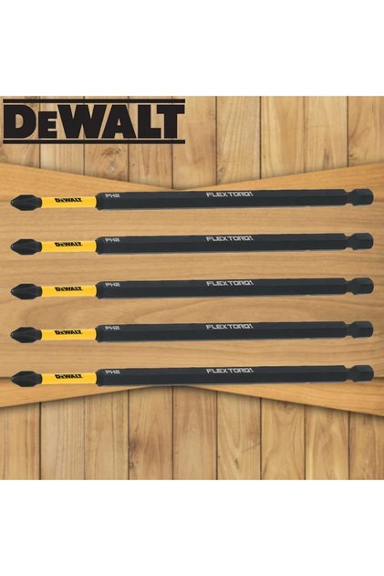 DT7800T DT7800T PH2 Impact Drill Bits FLEX TORQ 152MM High Hardness Resistance Extende