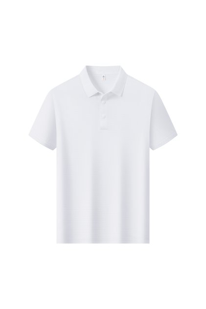 Arw86298 Seri̇ntutan--High Quality Men's Polyamide Polo Collar Tshirt with Snap Fasteners