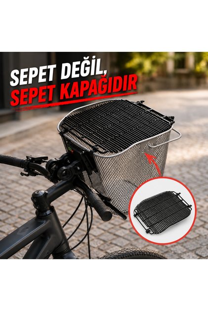 XLC Carry More Arka ve ön Sepet (KAPAĞI)– BA-B07 / BA-B08 Uyumlu, Esnek ve Klipsli Sabitleme ÜRÜN (SEPET DEĞİL SEPET KAPAĞIDIR)
